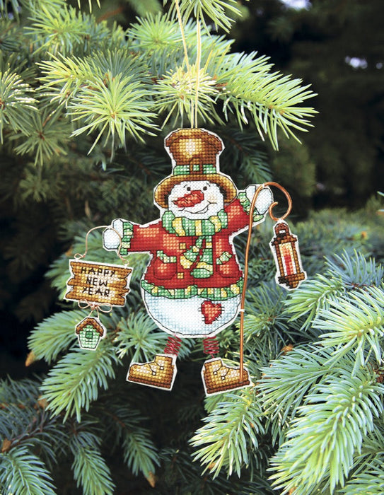Christmas tree toy cross-stitch kit T-04 Set of pictures "Christmas toys"