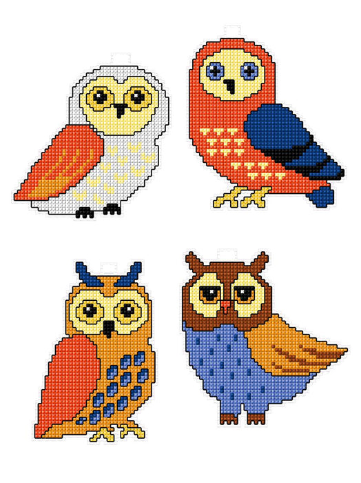 "Owls" 110CS Counted Cross-Stitch Kit