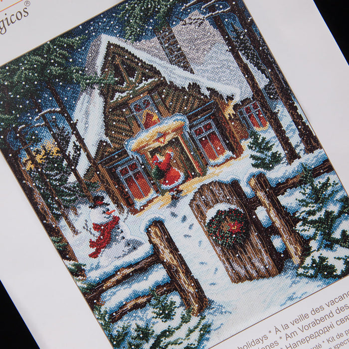 Cross-stitch kit M-368 "On the eve of the holidays"