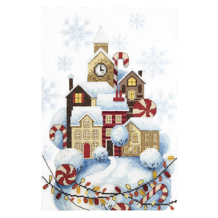 BT-257 Counted cross stitch kit Crystal Art "Gingerbread house"