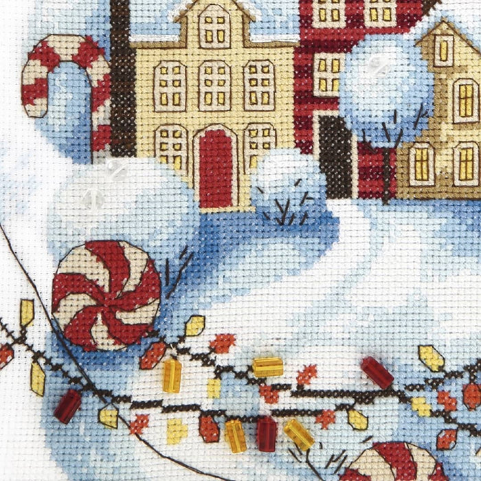 BT-257 Counted cross stitch kit Crystal Art "Gingerbread house"