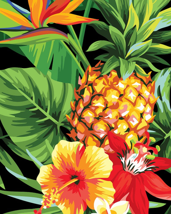 Painting by Numbers kit Crafting Spark Tasty Pineapple S068 19.69 x 15.75 in