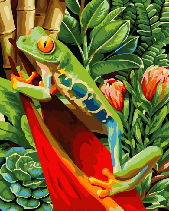Painting by Numbers kit Crafting Spark Frog S072 19.69 x 15.75 in