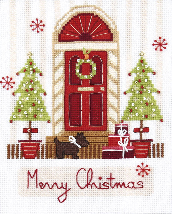 BT-221 Counted cross stitch kit Crystal Art "Merry Christmas"