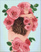 Diamond painting kit Flower Tenderness Crafting Spark 18.9 x 14.9 in CS2523 - Wizardi