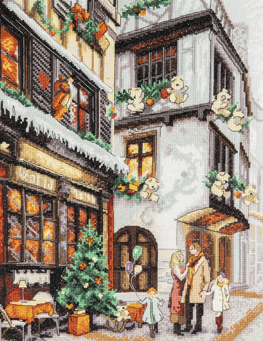 Cross-stitch kit M-478 "Looking for gifts"