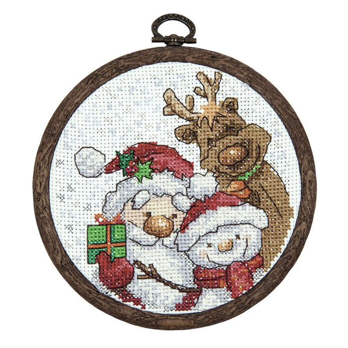 M-504 Counted cross stitch kit series "New Year Stories"