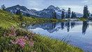 Mountain lake Cs2717 27.56x15.75 inches Crafting Spark Diamond Painting Kit - Wizardi