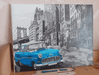 Painting by Numbers kit Crafting Spark New York Bridge C035 19.69 x 15.75 in - Wizardi