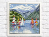 Diamond painting kit Sailing Ships Crafting Spark 7.9 x 7.9 in CS2623 - Wizardi